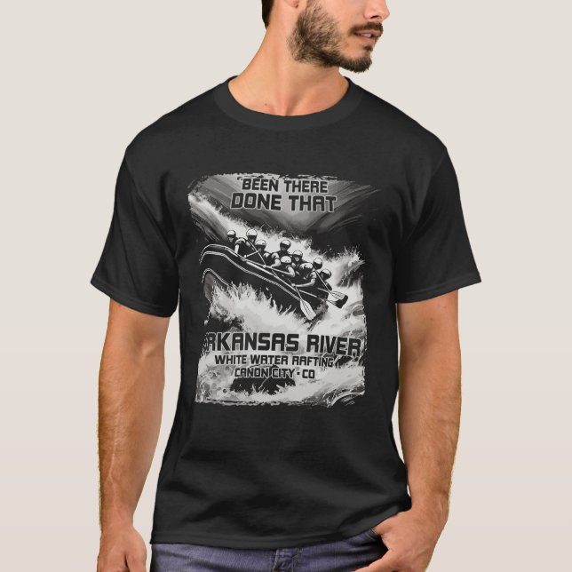 Camiseta Arkansas River White Water Rafting Rapids Colorado (Frente)