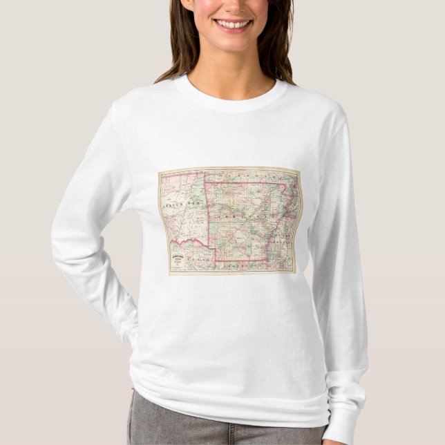 Camiseta Arkansas, território indiano (Frente)