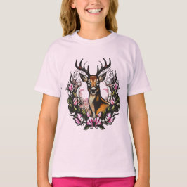 Camiseta Arkansas White-tailed Deer With Apple Blossom