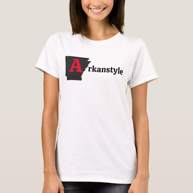 Camiseta Arkanstyle Com Vermelho (Frente)