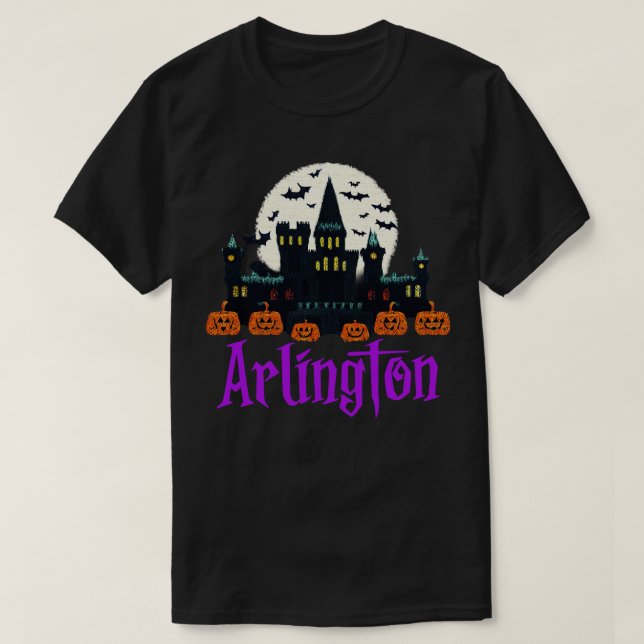 Camiseta Arlington Halloween (Frente do Design)