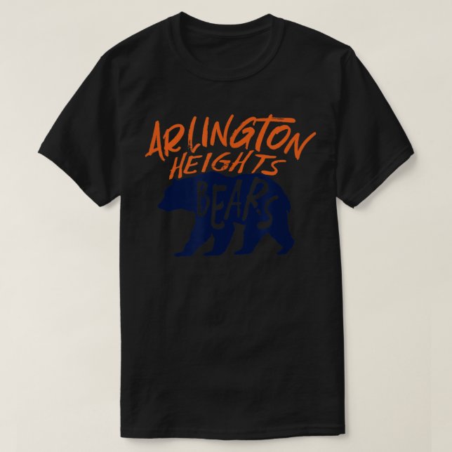 Camiseta Arlington Heights Bears Futebol Team Touchdown Re (Frente do Design)