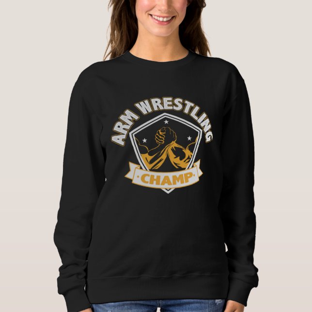 Camiseta Arm Wrestling Champ Sports Competition Arm Wrestle (Frente)