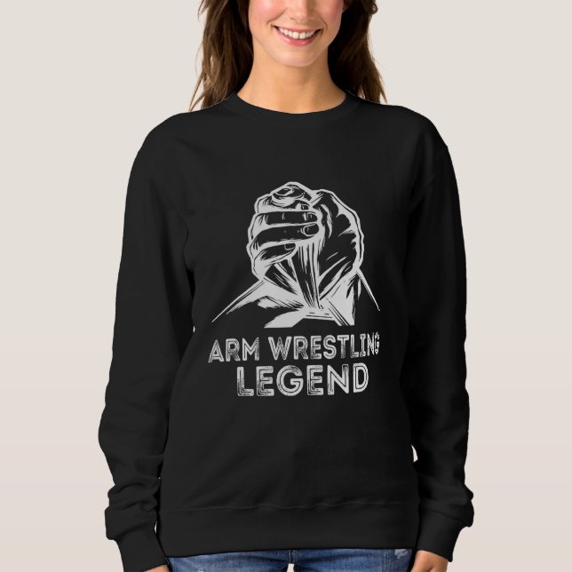 Camiseta Arm Wrestling Legend Arm Wrestler Armwrestling Spo (Frente)