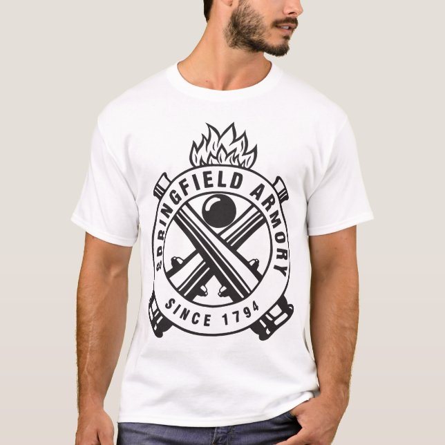 Camiseta Arma 100% macia de Ringspun das armas de fogo do (Frente)