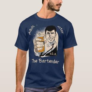 Camiseta Arma Adulto de Cuidados de Dia do Barman