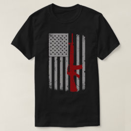 Camiseta Arma Amadurece Bandeira Americana Oferece Homens M