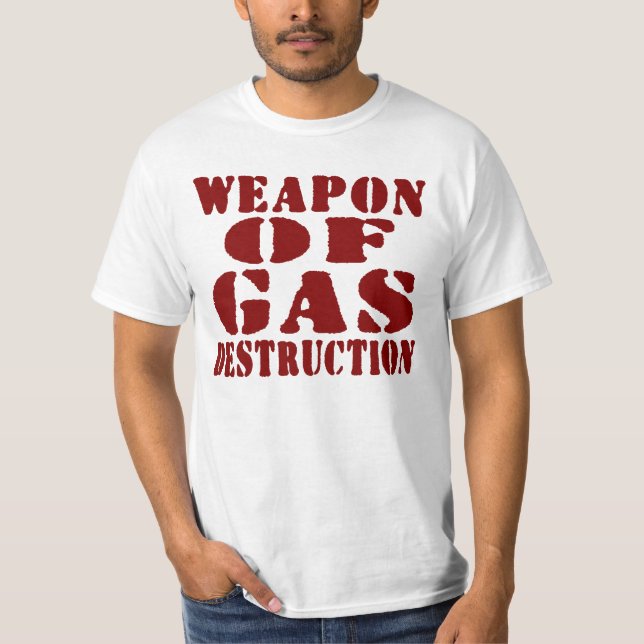 Camiseta Arma De Destruição De Gás (Frente)