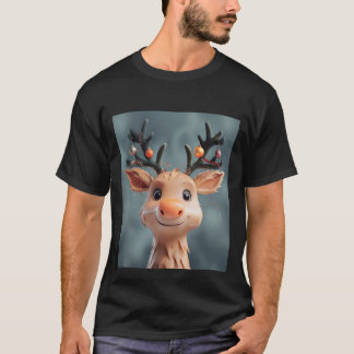 Camiseta Arma De Natal Bonita Com Sinos De Jingle