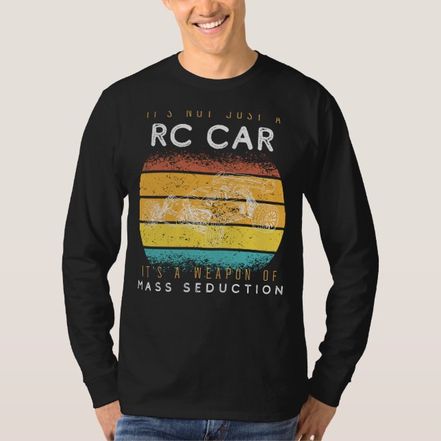 Camiseta Arma de Sedução em Massa de Carro RC - Dirigir par (Frente)