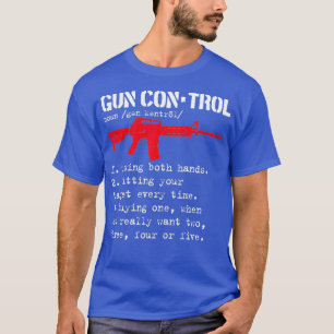 Camiseta Arma Direita de Arma de Proprietários AR15 Defini