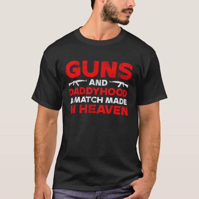 Camiseta Arma este Pai consome calor e amor (Frente)