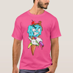 Camiseta Arma irada do Sorvete Cherry Banana