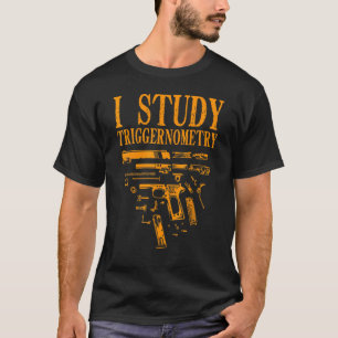 Camiseta Arma Para Homens Eu Estudo Arranjo