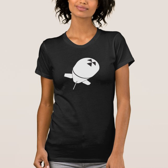 Camiseta arma radioativa da guerra da bomba nuclear da (Frente)