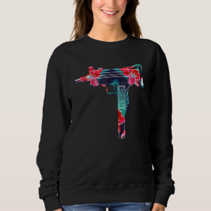 Camiseta Arma Tropical   Arma de Fogo Praia Havaiana Arma A
