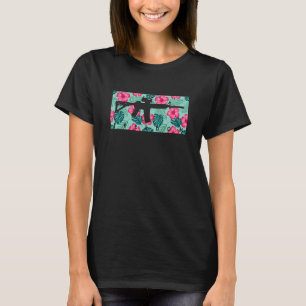 Camiseta Arma Tropical Lover Firearm Praia Havaiana Aloha A