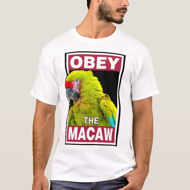 Camiseta Arma Verde Excelente Engraçada - Arte para Pássaro (Frente)