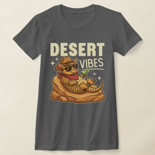 Camiseta Armachillo Funny Armadillo Chill Desert Vibes  (Postura )