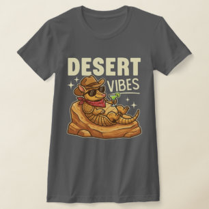 Camiseta Armachillo Tatu Divertido Vibrações Desert Cool 