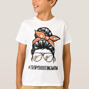 Camiseta Armadilha Atirando os copos de cabelo bagunçados d