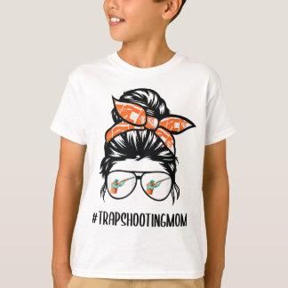 Camiseta Armadilha Atirando os copos de cabelo bagunçados d