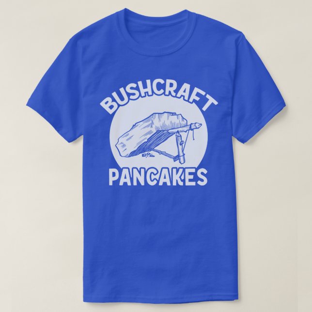 Camiseta Armadilha de Bushcraft Pancakes (Frente do Design)