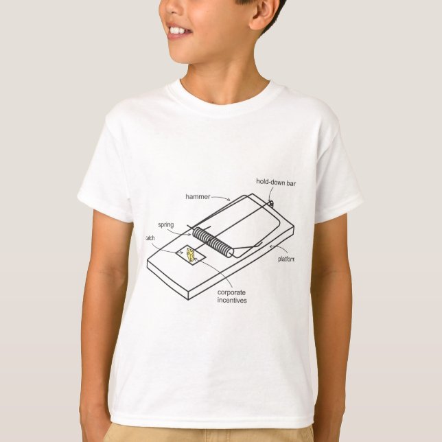 Camiseta armadilha do rato (Frente)