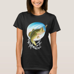 Camiseta Armadilhas de pesca de anéis Mulheres Peixes Pike 