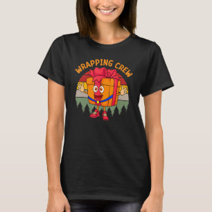 Camiseta Armadilhas de Tripulação Apresente Caixa Sorrindo