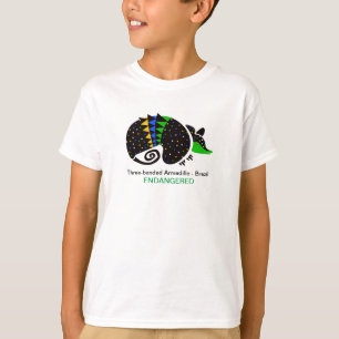 Camiseta ARMADILLO - Brasil - Animal ameaçado