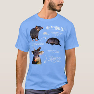 Camiseta Armadillo Fatos Divertidos