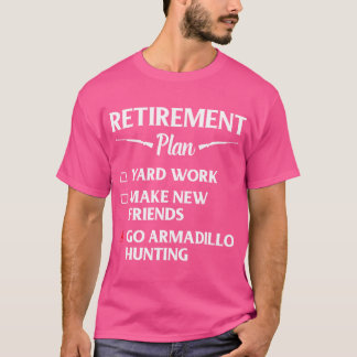 Camiseta Armadillo Hunting Season Retirement Funny Hunter