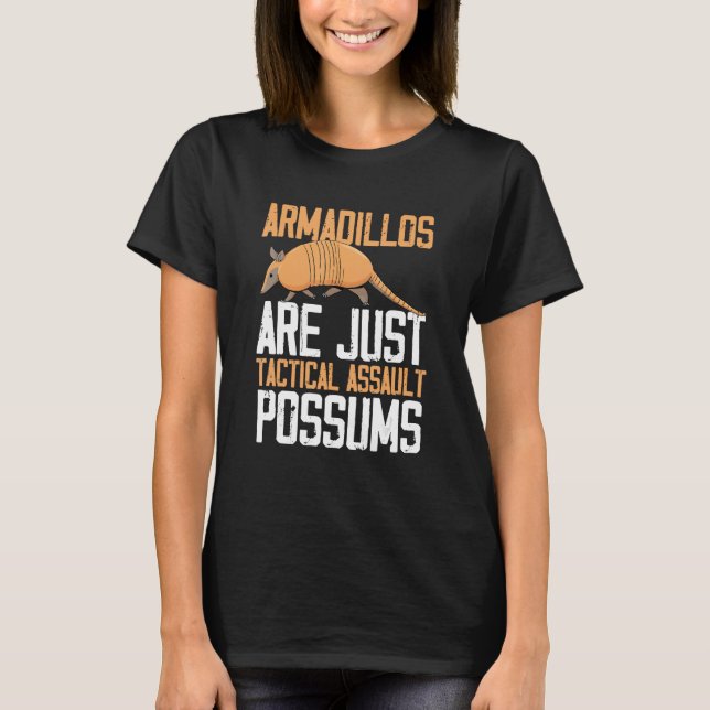 Camiseta Armadillo Lover Possum Giant Armadillo Proprietári (Frente)