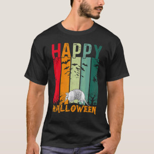 Camiseta Armadillo   Meninas Meninos Jantar Retro do Dia da