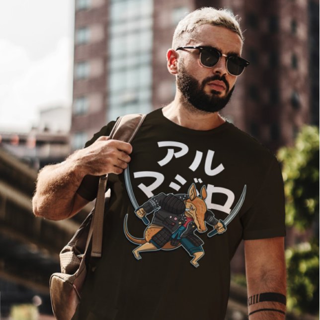 Camiseta Armadillo Samurai (Criador carregado)
