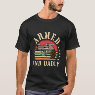 Camiseta Armadíssimo e Mortalmente Engraçado Pai Humor Pate