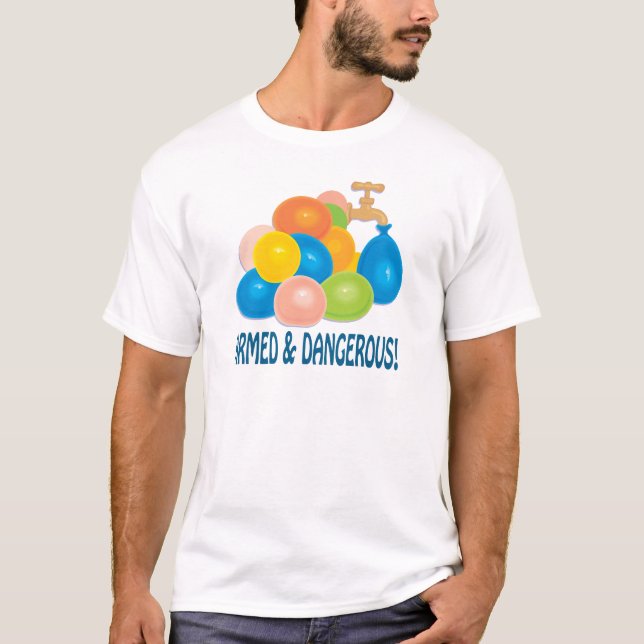 Camiseta Armado e perigoso (Frente)
