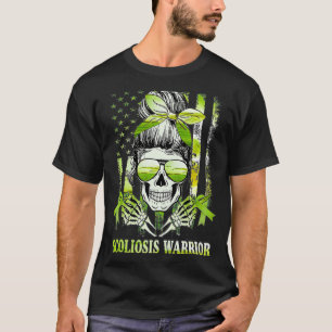 Camiseta Armador do Caveira Americano Scoliose Sensibilizaç