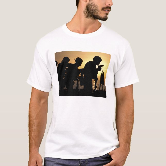 Camiseta Armadores de fuzileiros navais disparam 9mm (Frente)