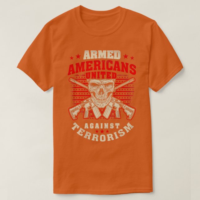 Camiseta Armados Americanos Unidos (Frente do Design)