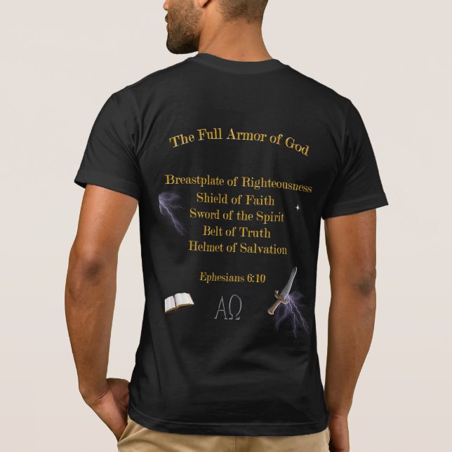 Camiseta Armadura de Deus (Verso)