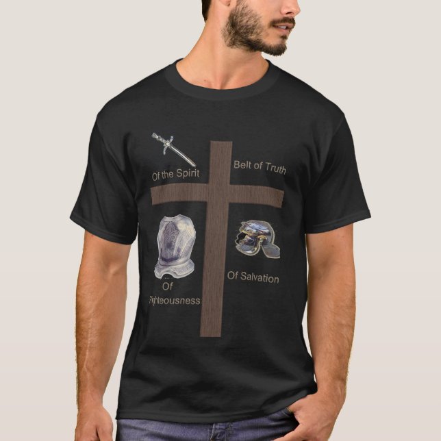 Camiseta armadura de Deus (Frente)