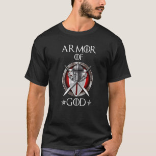 Camiseta Armadura de Deus Ephesianos Bíblia Verso Religioso