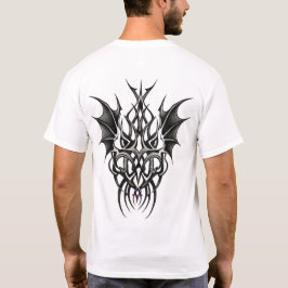 Camiseta Armadura Tribal com Espigão de Lâmina