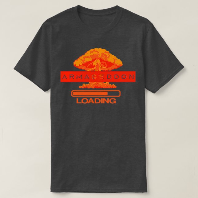 Camiseta Armageddon Loading (Frente do Design)