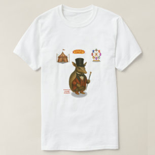 Camiseta Armand, o armadillo apresentador de circo
