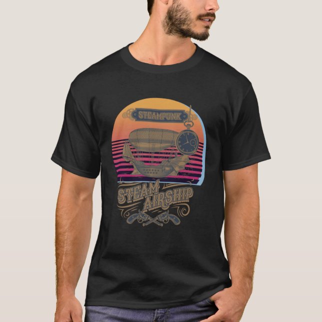 Camiseta Armário Steampunk Mulheres Presentes No Trajeto Aé (Frente)