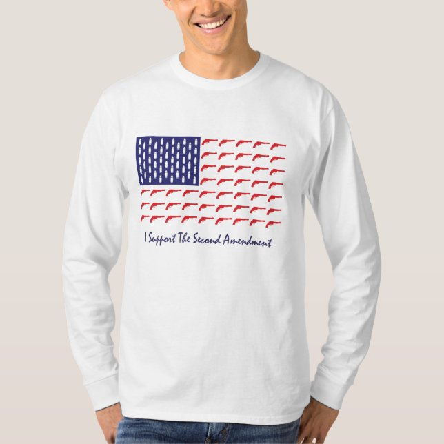 Camiseta Armas-Bandeira-de-Pistol-Americano (Frente)