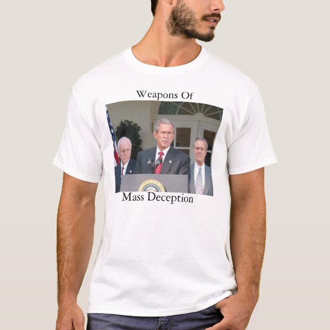Camiseta Armas da decepção maciça (Frente)